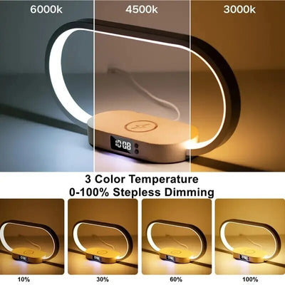 Smart Phone-Charging Lamp