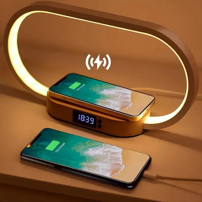 Smart Phone-Charging Lamp