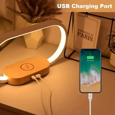 Smart Phone-Charging Lamp