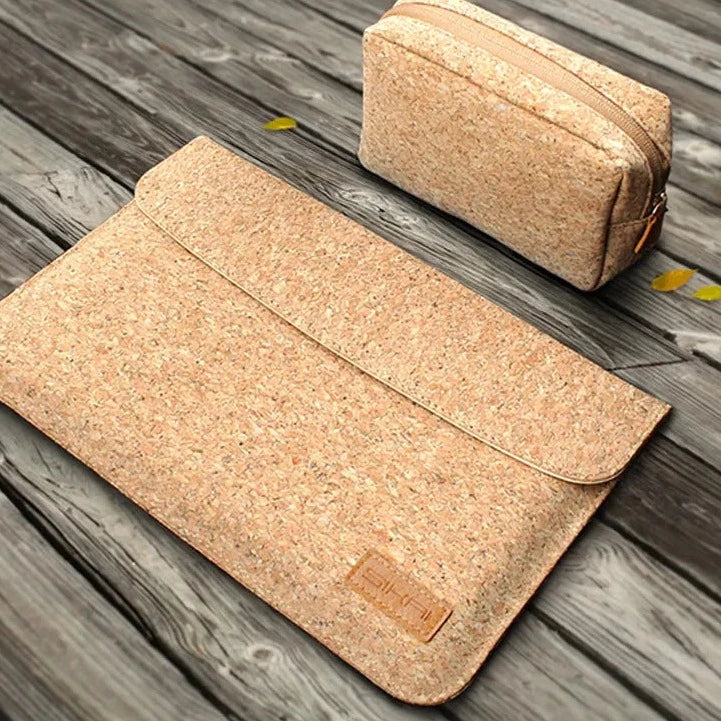 Natural Cork Slipcase and Pouch