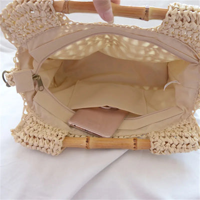 Natural Straw Handbag