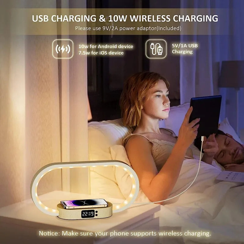 Smart Phone-Charging Lamp